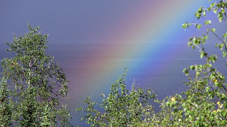 Regenbogen am MacKenzie River