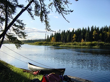 Camp am Otoskwin River
